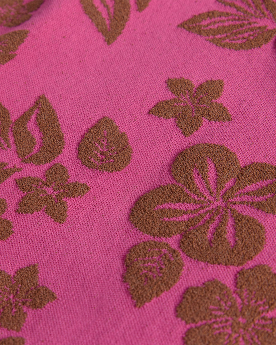 Lane Pant in Fuchsia/Mahogany Floral