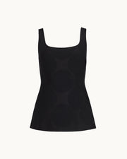 Inna Top in Black Big Dot