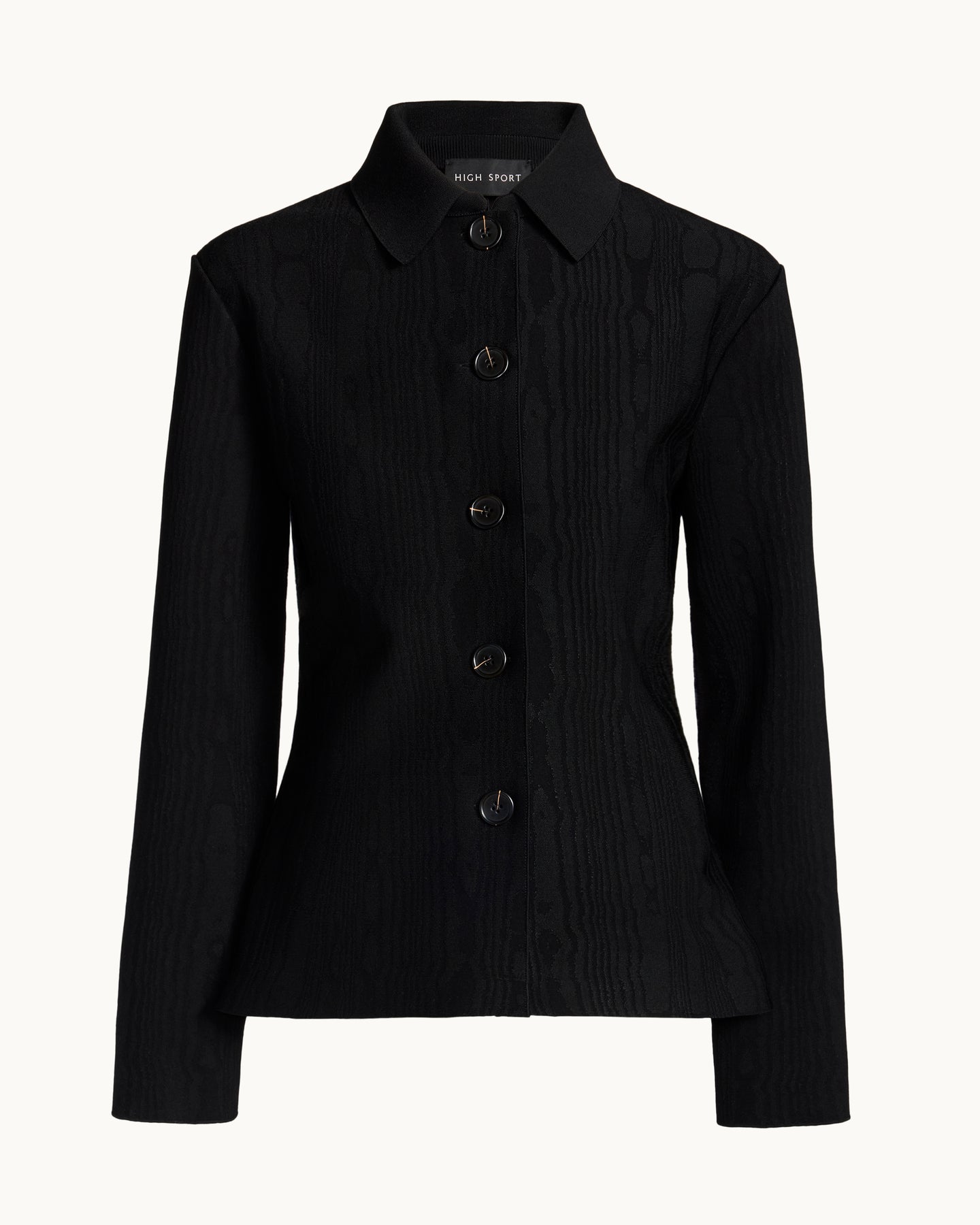 Oliver Jacket in Black Moiré