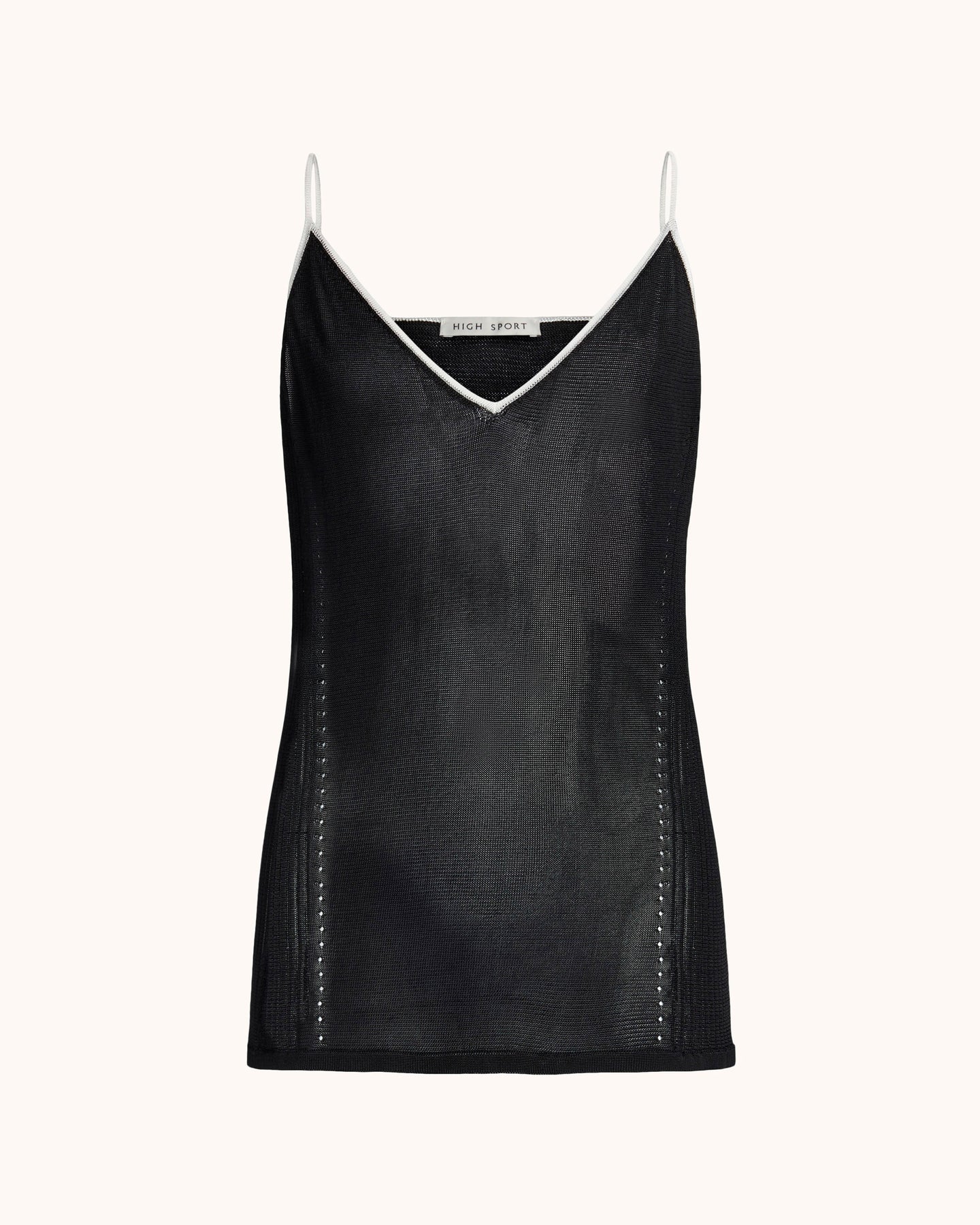 Slinky Tyler Cami in Tipped Black