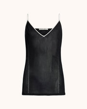 Slinky Tyler Cami in Tipped Black