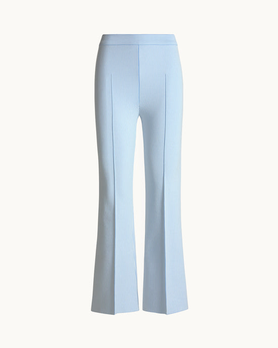 Kick Pant in Pale Blue Seersucker