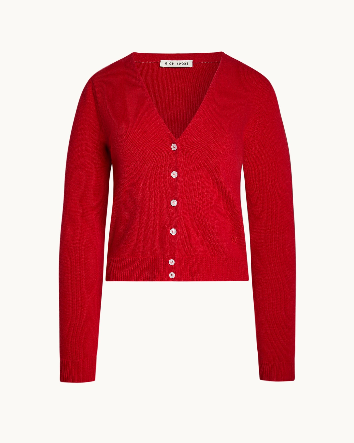Cardi Cardigan in Red
