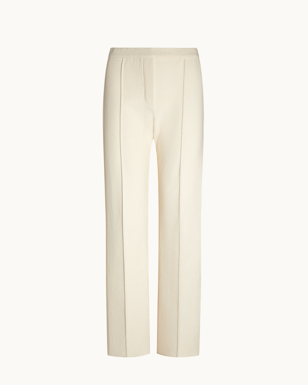 Evie Pant in Ivory Corduroy