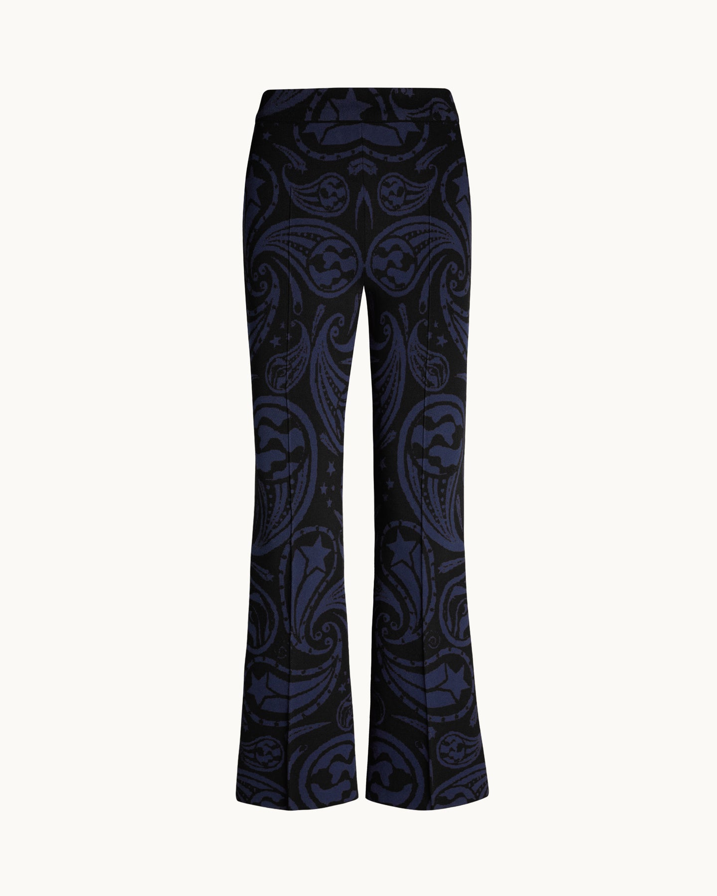 Kick Pant in Navy/Black Cosmic Paisley