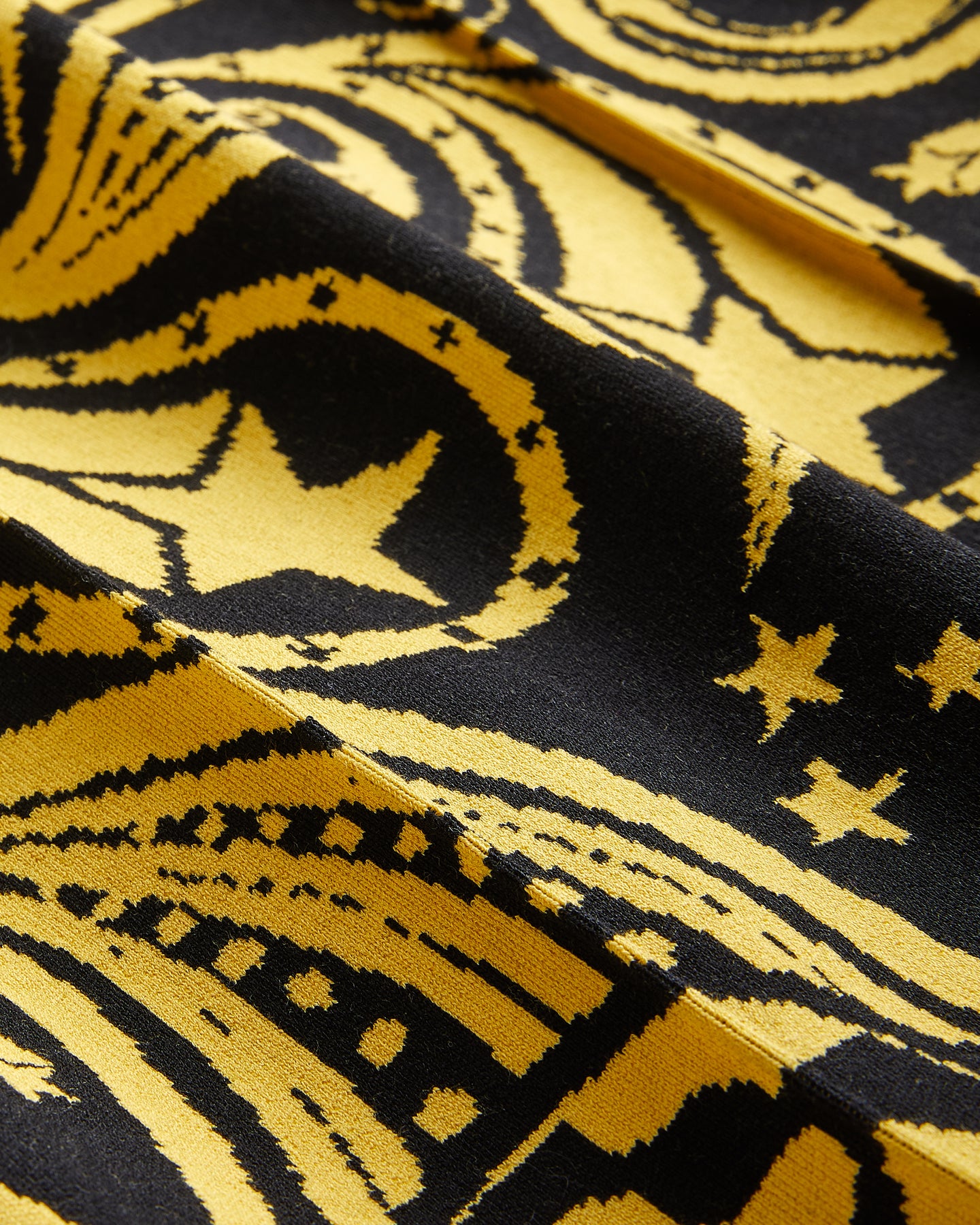 Kick Pant in Black/Yellow Cosmic Paisley