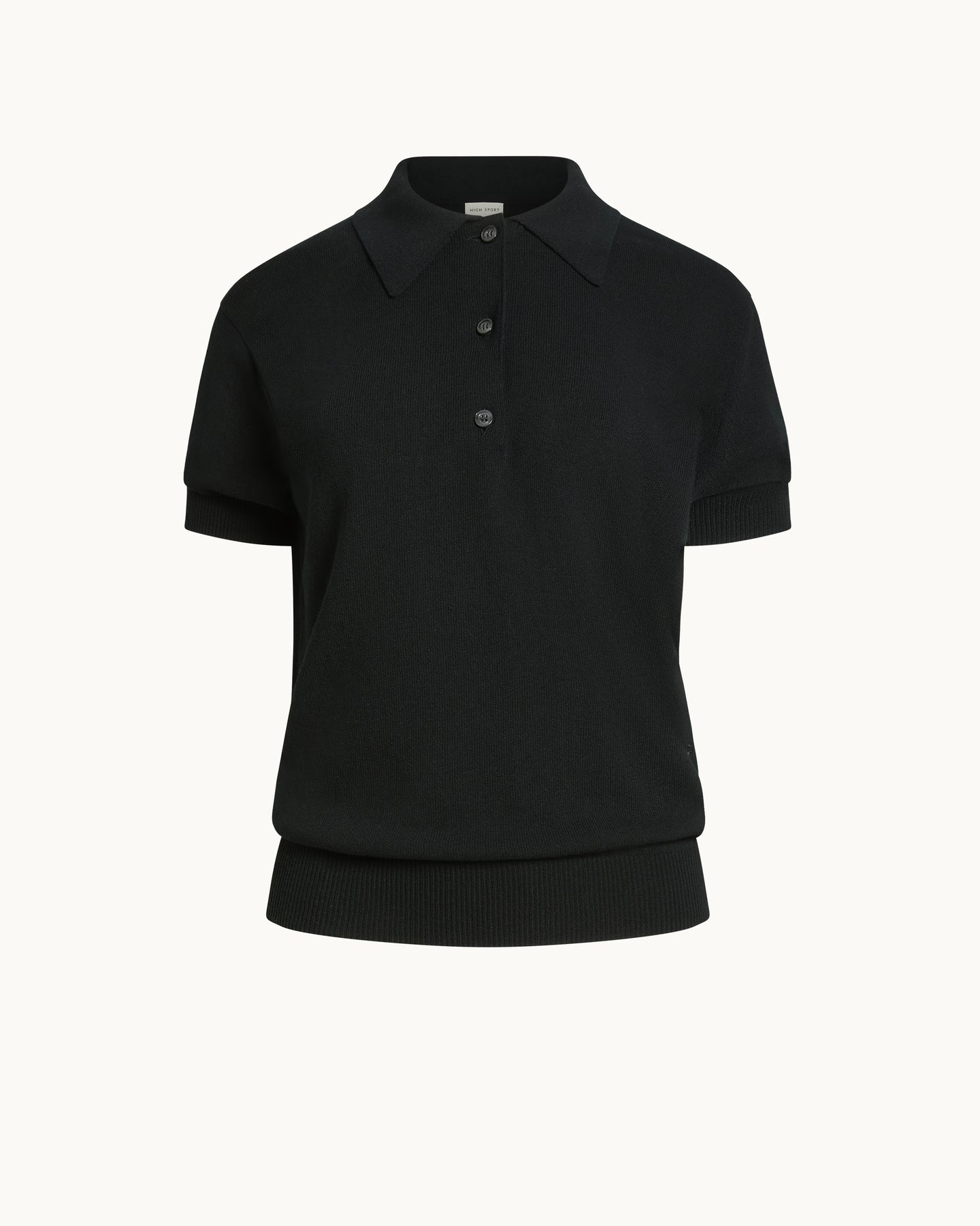 Court Polo in Black