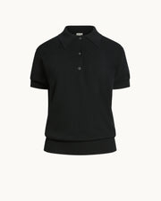 Court Polo in Black