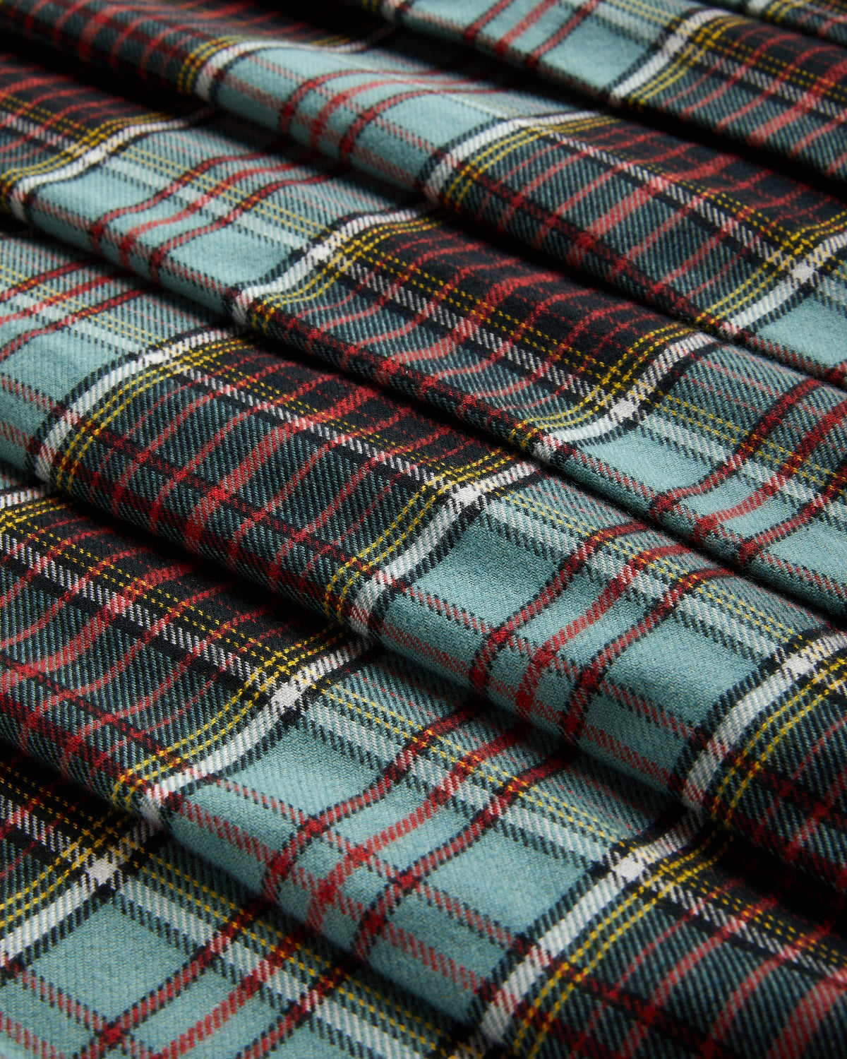 Floren Plaid Skirt in Sage/Red Combo