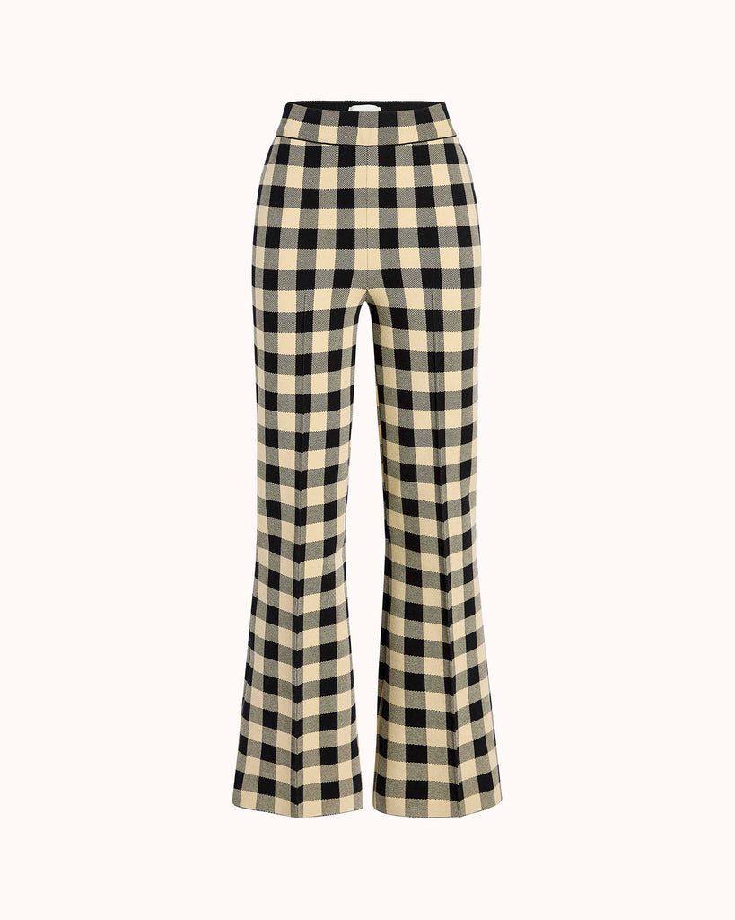 人気の贈り物が大集合 HSP0001_KICK_PANT_BLACK_GINGHA パンツ