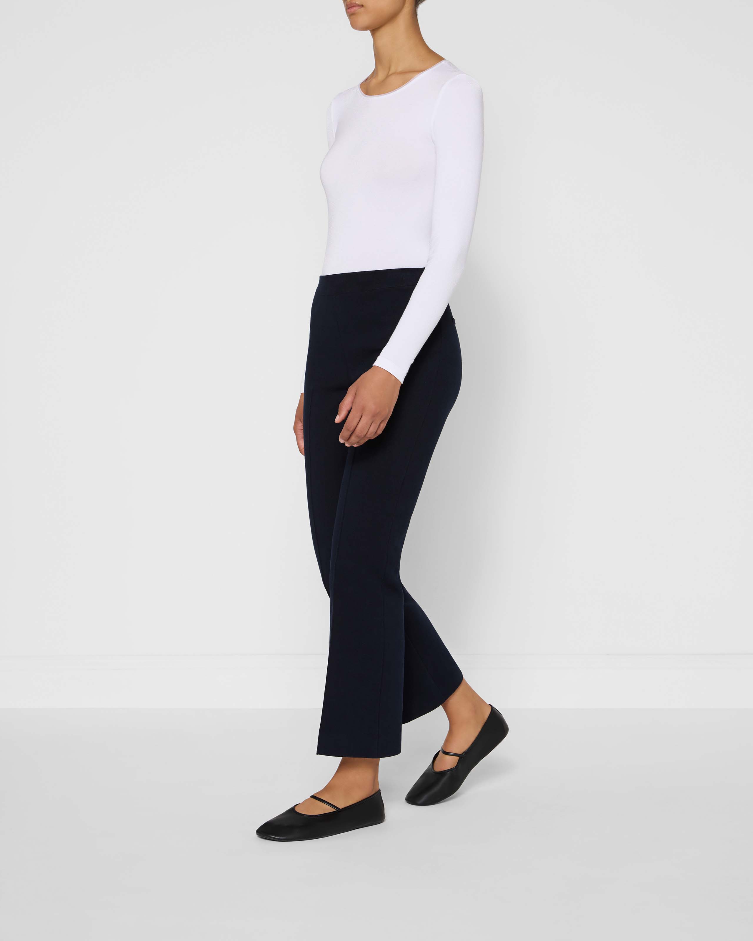 【HI FI FNK】Bat Nylon Trousers Kick Pant in Dark Navy | High Sport