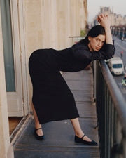 Lawton Skirt in Black Floral