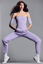 Pax Pant in Lilac Moiré