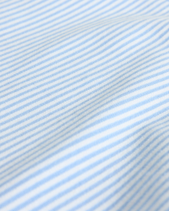 Isla Dress in Pale Blue Seersucker