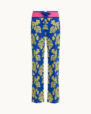 Lane Pant in Royal/Yellow Floral