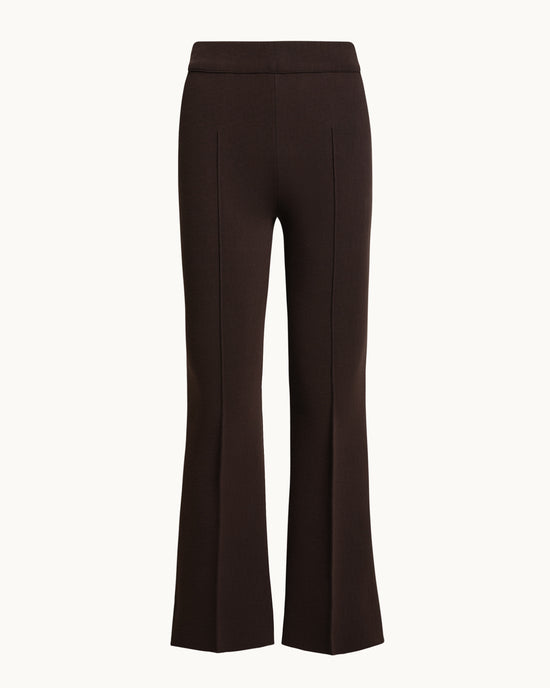 Long Kick Pant in Chocolate