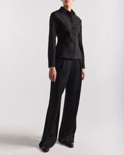 Oliver Jacket in Black Moiré