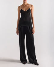 Slinky Tyler Cami in Tipped Black