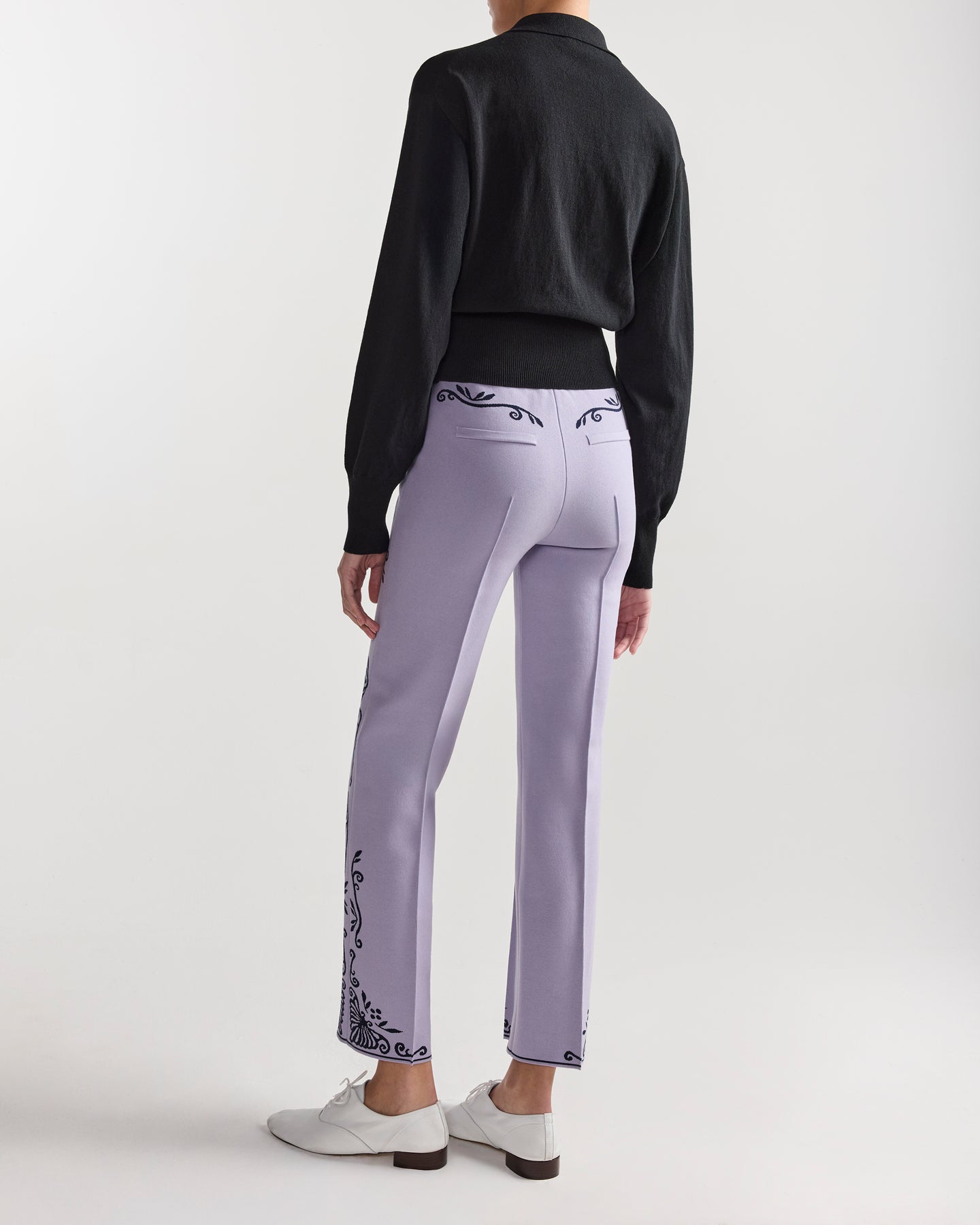 Scroll Pant in Lilac Combo