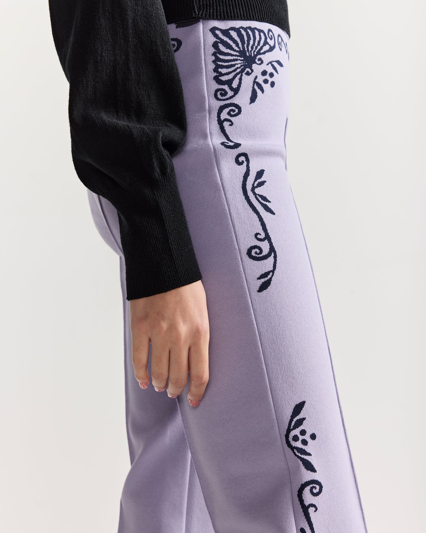 Scroll Pant in Lilac Combo