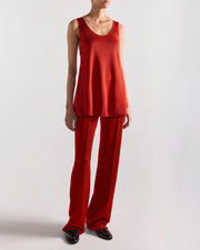 Slinky Evie Pant in Dark Red