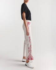 Scroll Pant in Ivory Combo