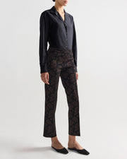 Louis Pant in Black Floral Combo
