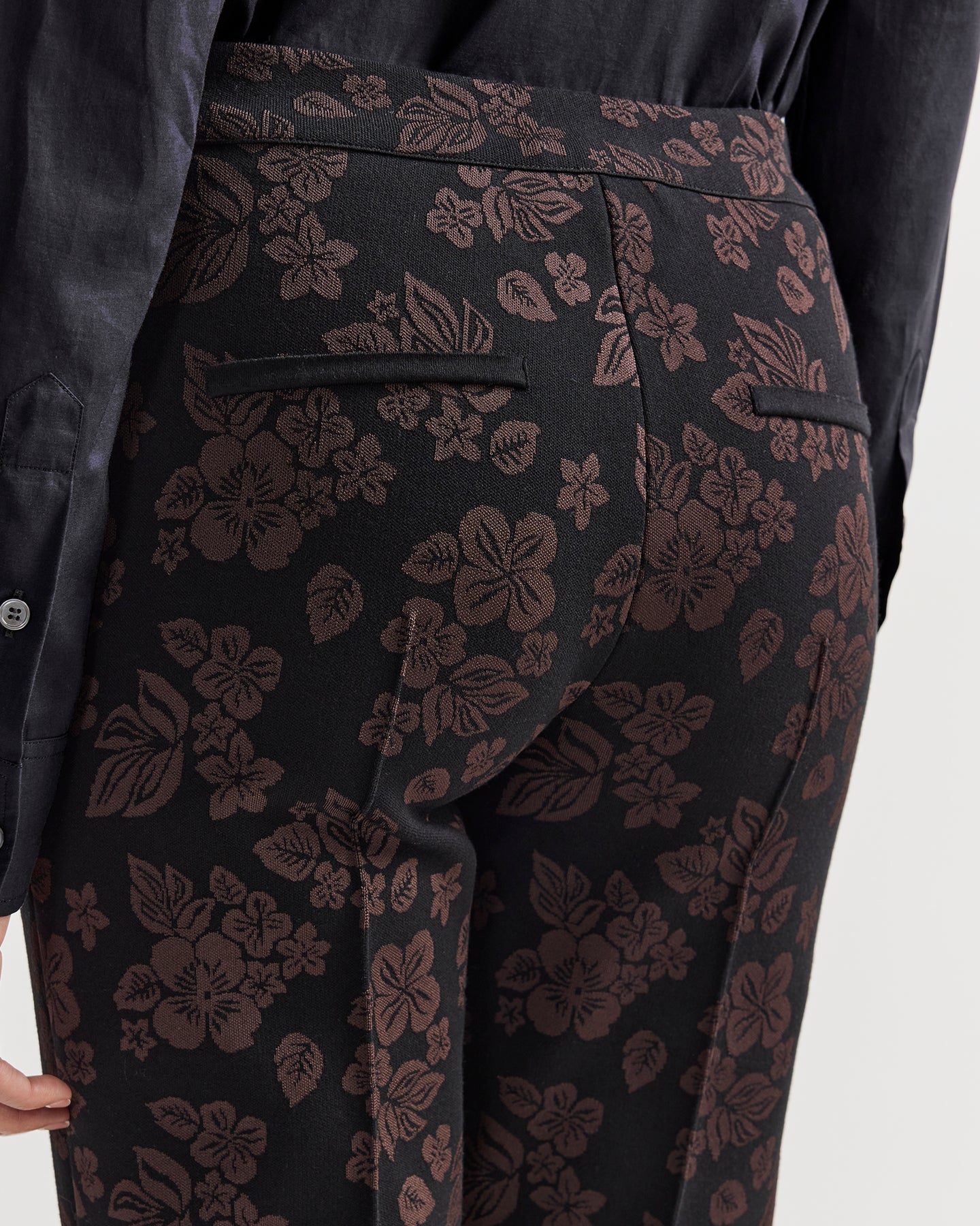 Louis Pant in Black Floral Combo