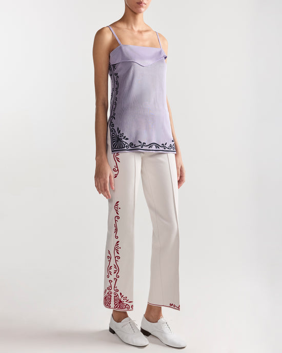 Slinky Jess Top in Lilac Combo