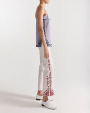 Slinky Jess Top in Lilac Combo