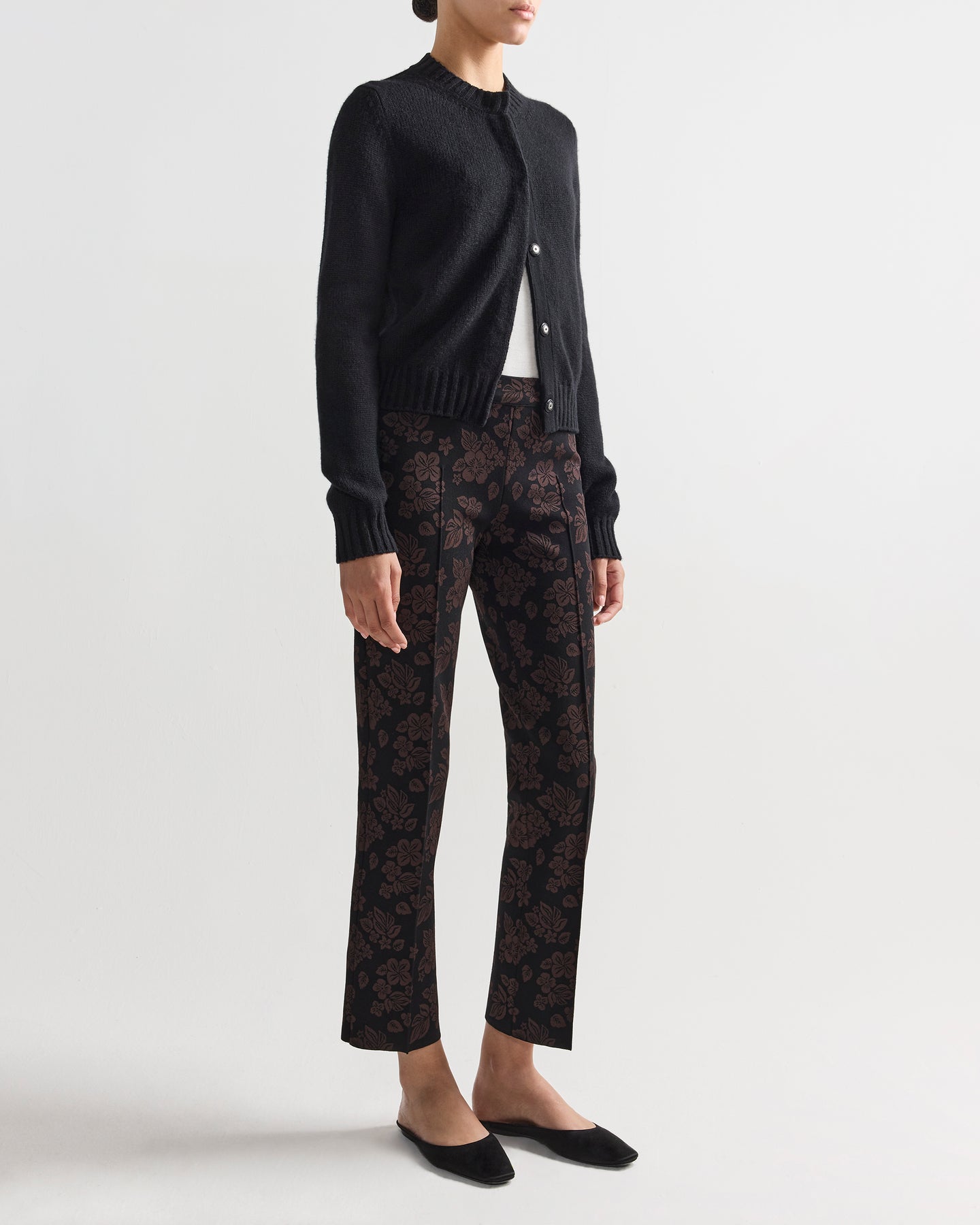 Louis Pant in Black Floral Combo