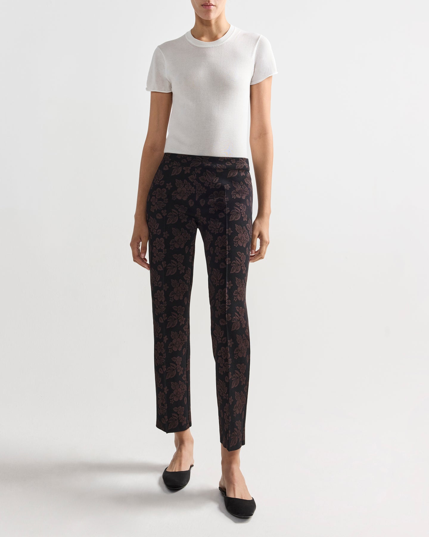 Louis Pant in Black Floral Combo