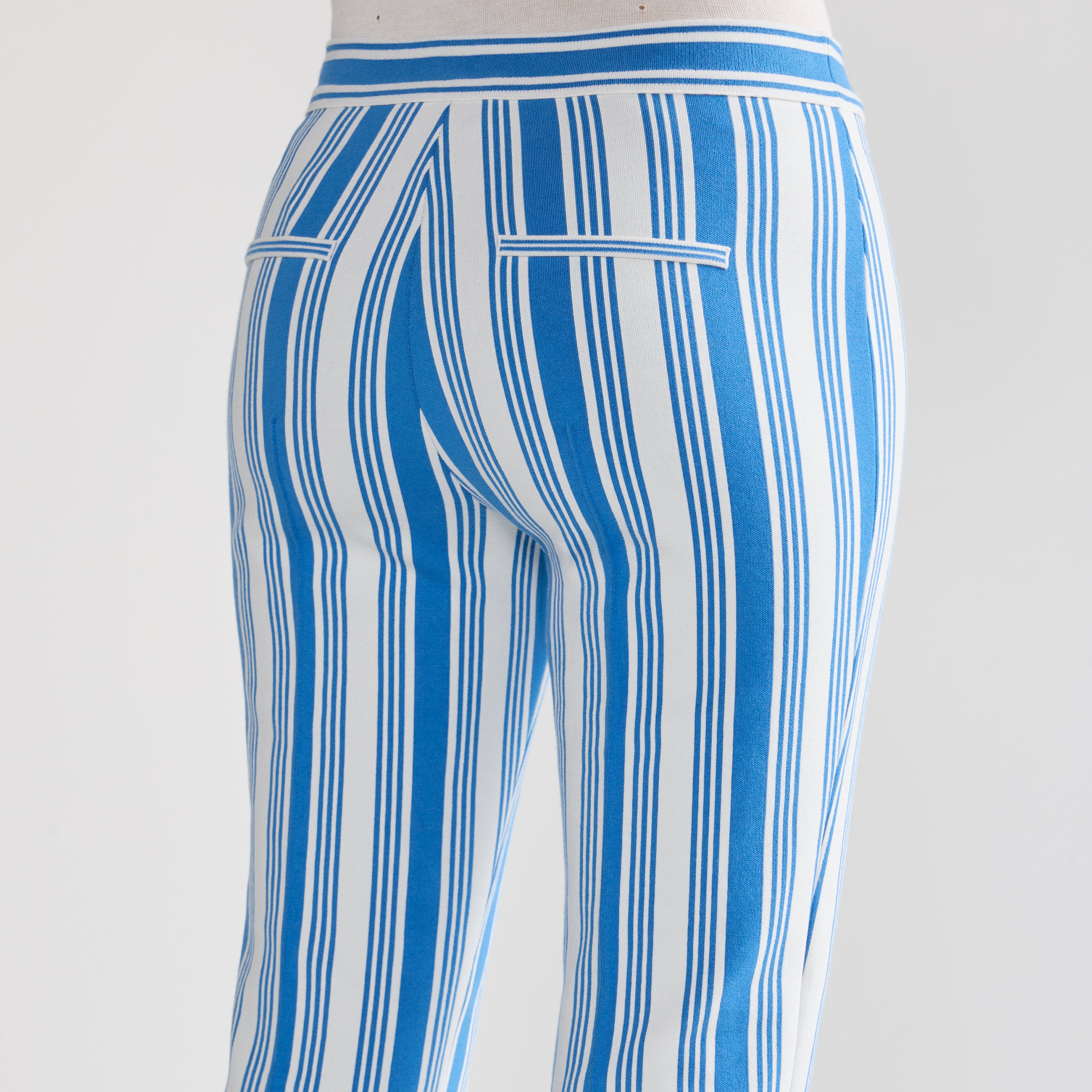 Louis Pant in Blue Vertical Stripe – High Sport