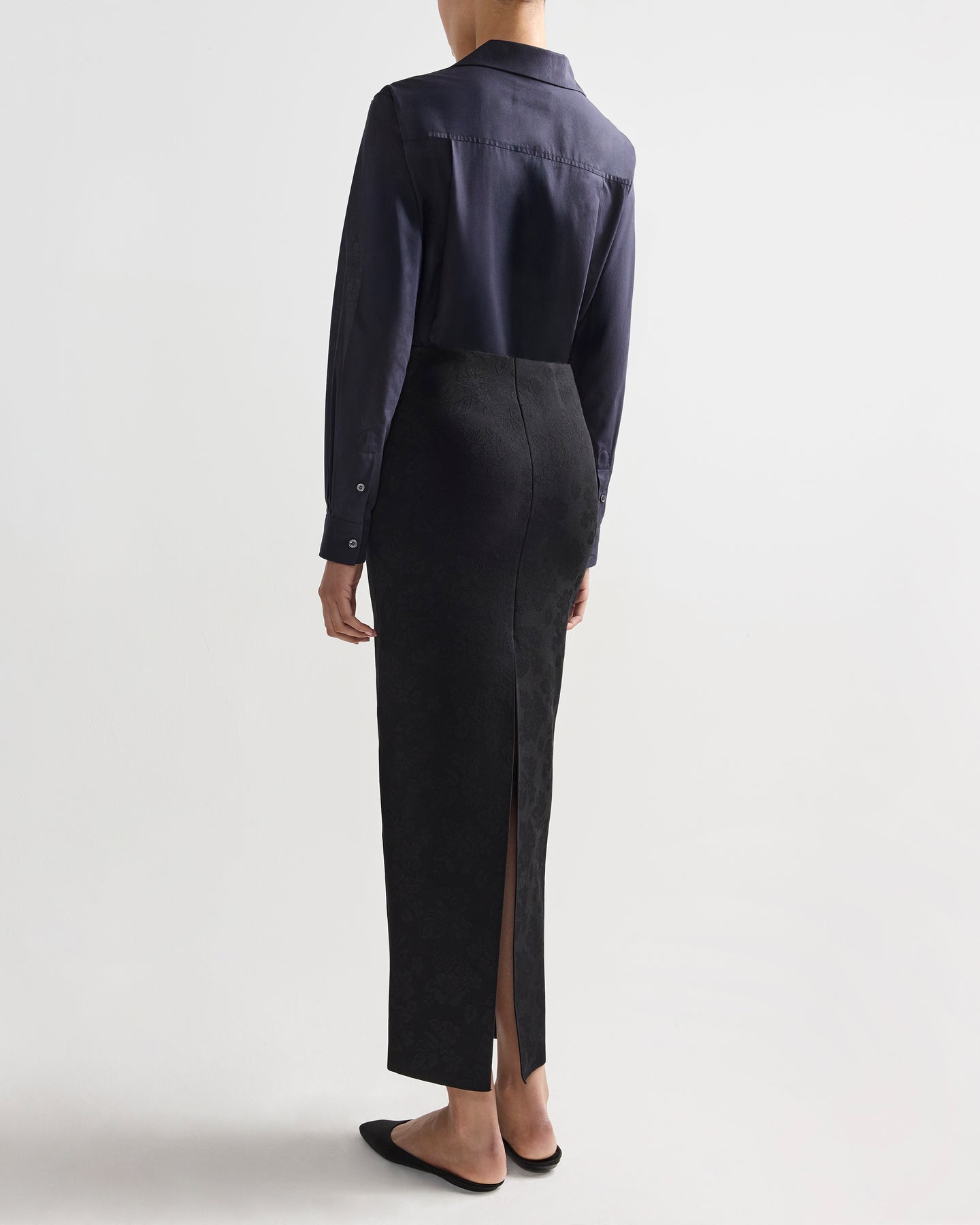 Lawton Skirt in Black Floral