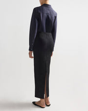 Lawton Skirt in Black Floral