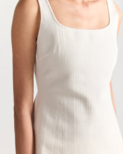 Inna Top in Ivory Tonal Stripe