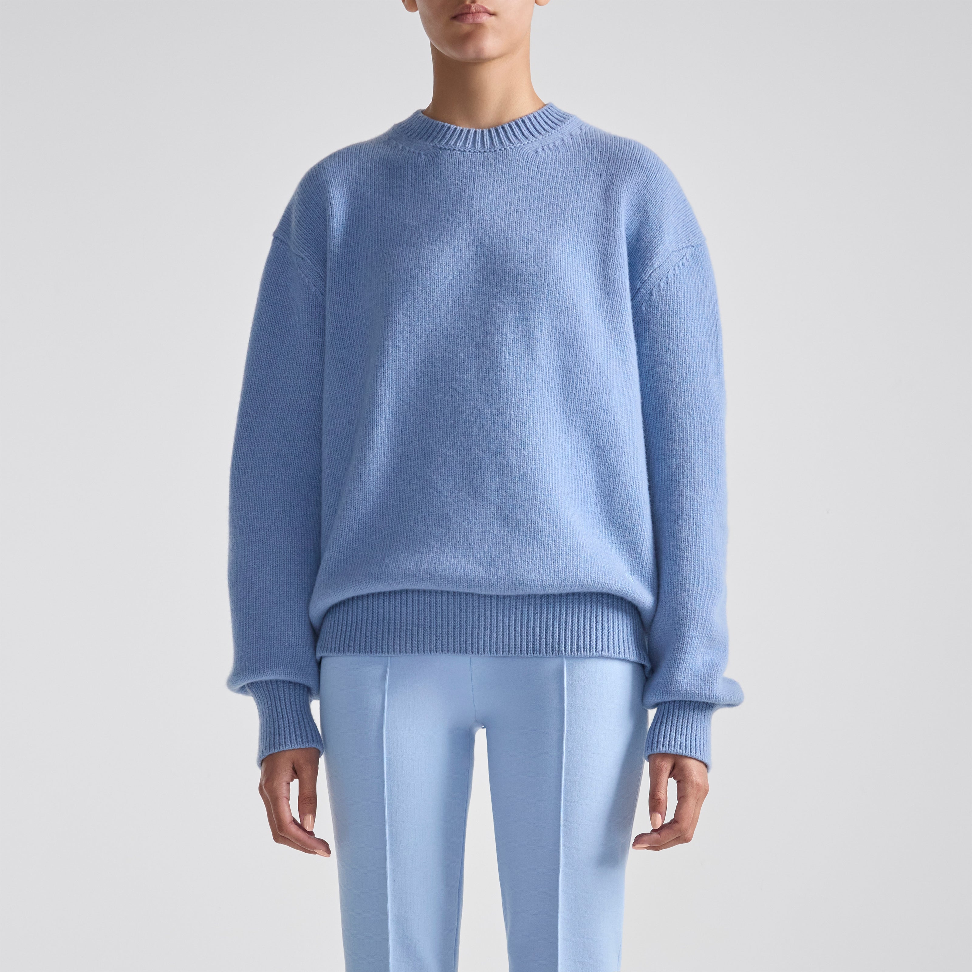 Georgia Sweater in Ocean Blue – High Sport Georgia Sweater in Ocean Blue – High Sport