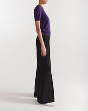 Janis Top in Tipped Grape