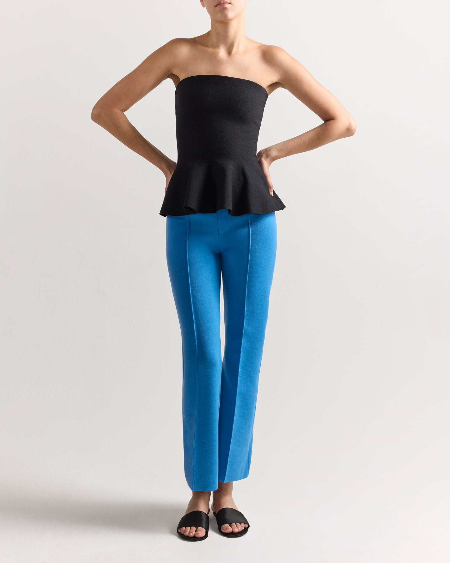 Merino Kick Pant in Blue