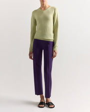 Merino Louis Pant in Grape