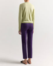 Merino Louis Pant in Grape