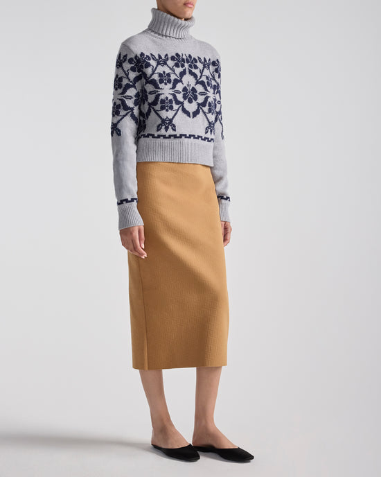 Petra Skirt in Geo Butterscotch