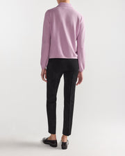 Long Sleeve Brooke Polo in Lilac