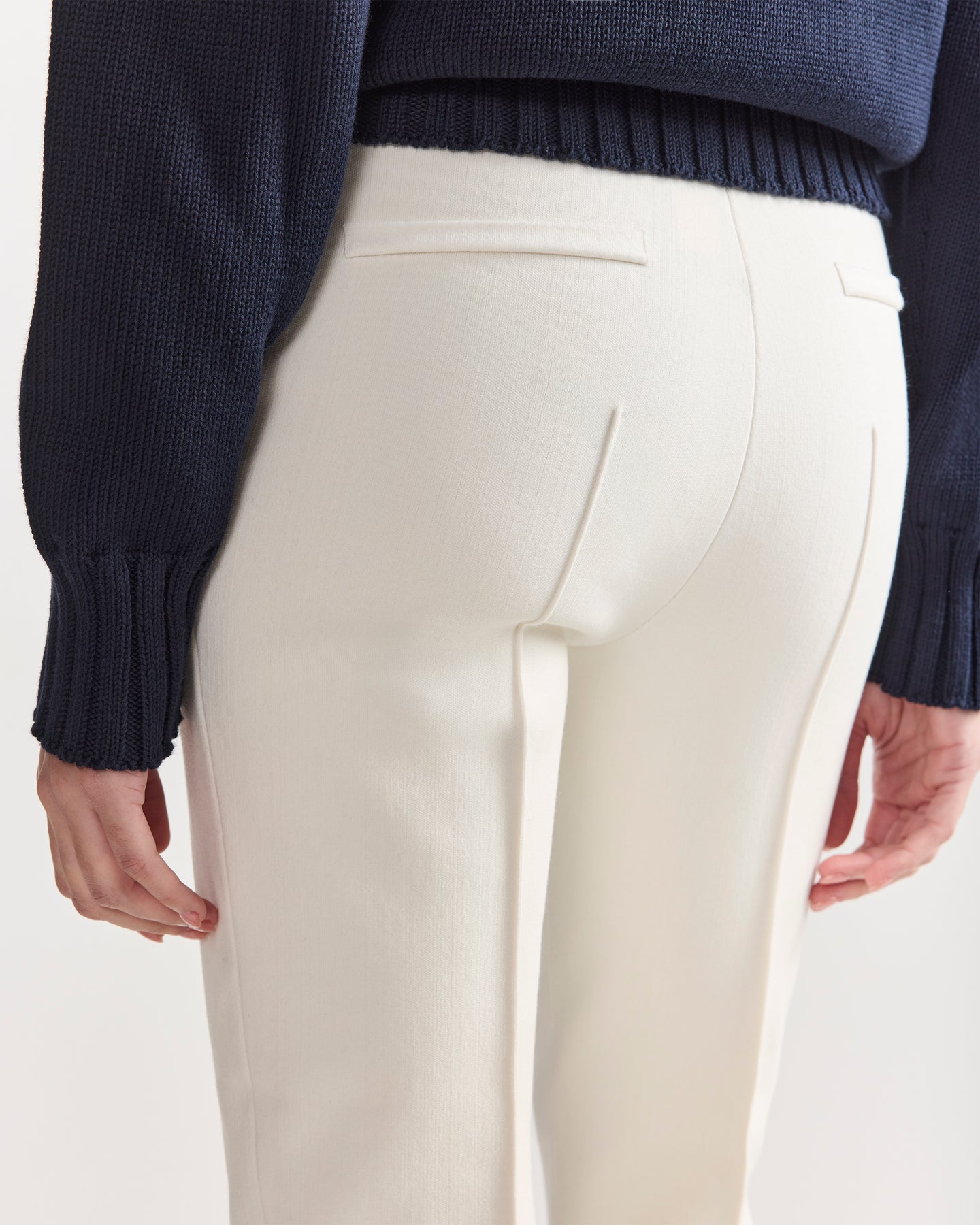 Kick Pant in Ivory
