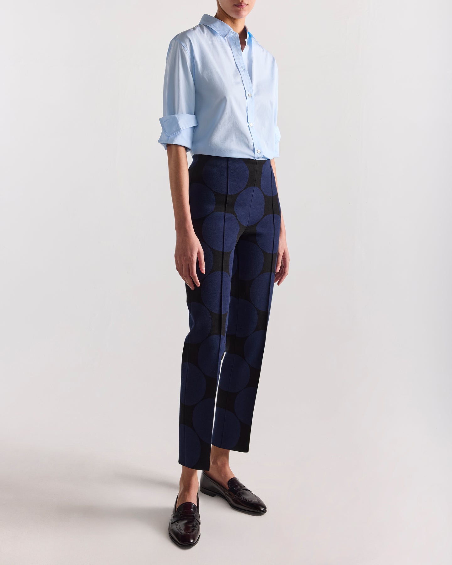 Pax Pant in Black Combo Big Dot
