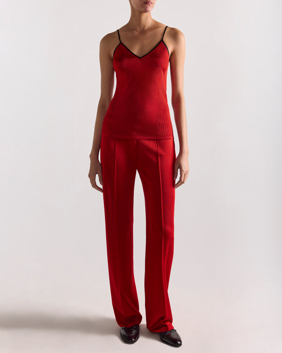 Slinky Tyler Cami in Tipped Dark Red