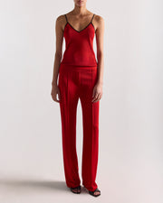 Slinky Tyler Cami in Tipped Dark Red