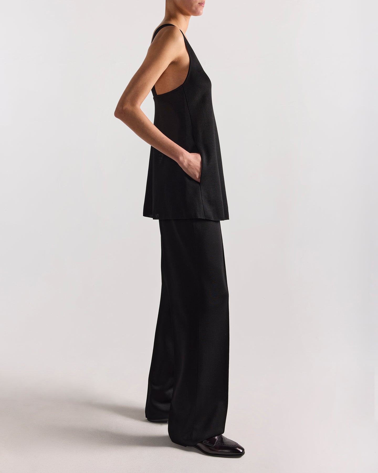 Slinky Celia Top in Black