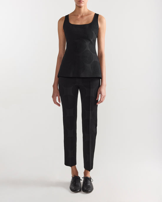 Pax Pant in Black Big Dot