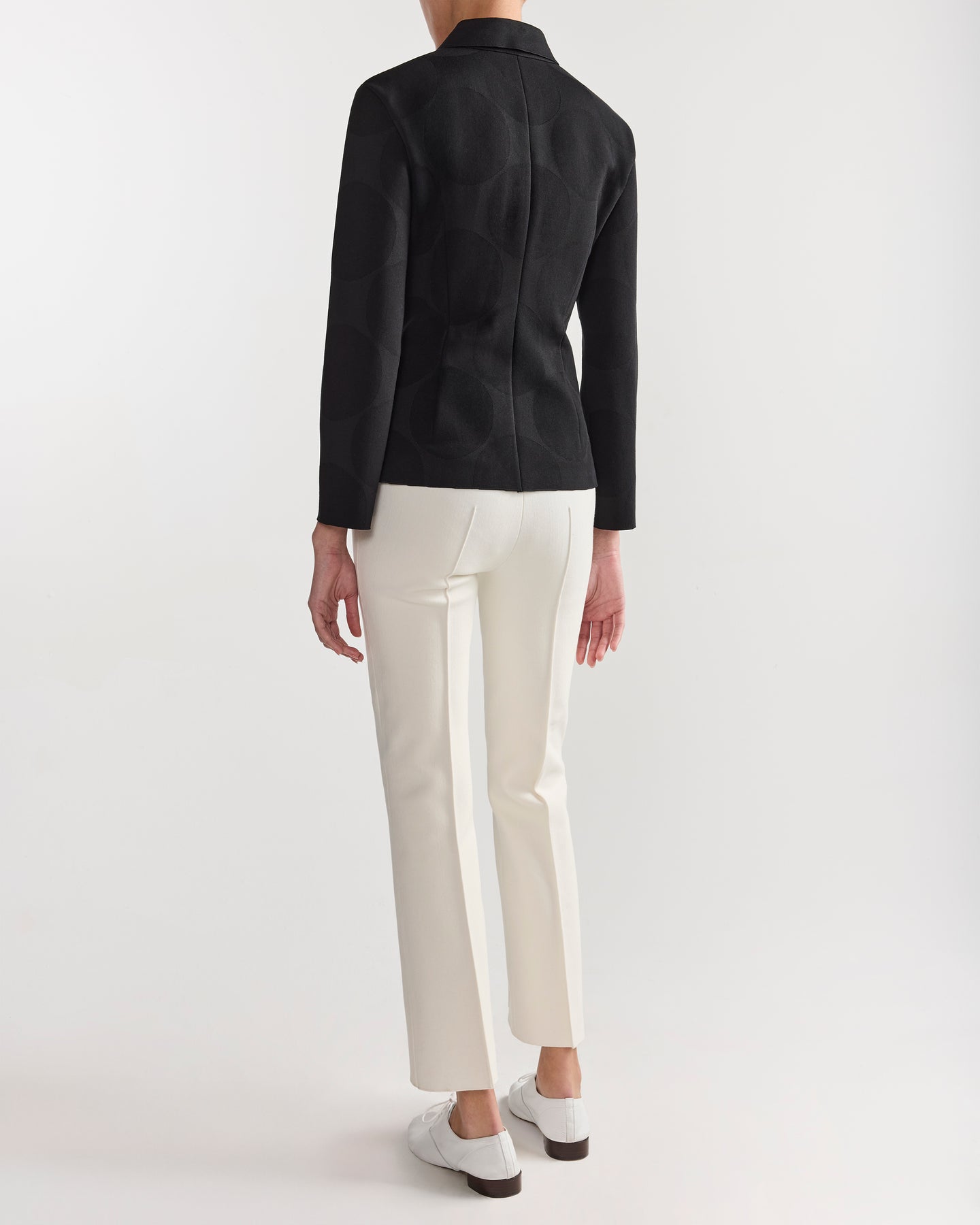 Oliver Jacket in Black Big Dot